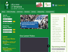 Tablet Screenshot of limerickdiocese.org